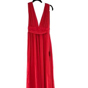 Lulus Heavenly Hues Red Maxi Dress